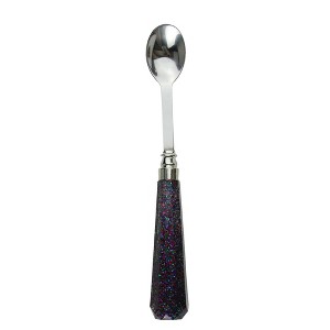 Wild Eye 9.5" Multi-color Glitter and Silver Stainless Steel Mixing Cocktail Bar Spoon - 1 of 2