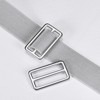 Unique Bargains Zinc Alloy Durable Multipurpose Tri Glide Metal Buckles for Bags 10 Pcs - 4 of 4