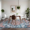Large Vintage Washable Rug Floor Mat, Soft Faux Wool Easy-Clean Carpet for Living Room, Bedroom, Dining Room Kitchen - 2 of 4