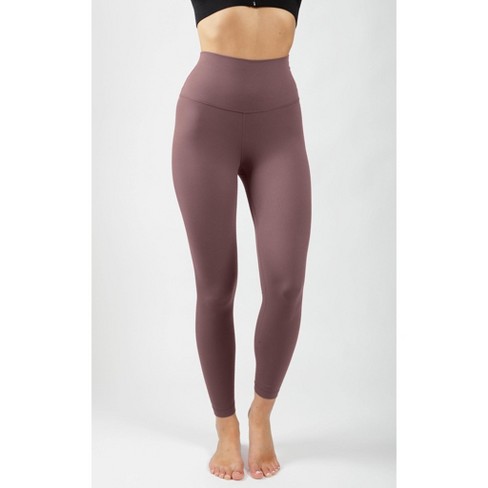 90 Degree By Reflex Ankle Length High Waist Power Flex Leggings - 7/8 Tummy  Control Yoga Pants