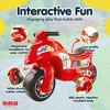 DOLU My First Moto Balance Ride-On, Foot-Powered Balancing Toddler Toy, Red - 3 of 4