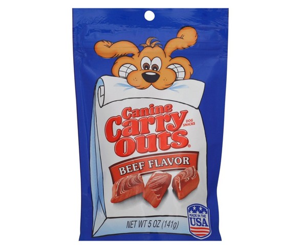 Canine Carry Outs Beef Dog Treats - 5oz