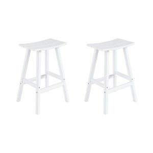 WestinTrends Outdoor Patio Adirondack Counter Height Stool Chair - 1 of 4