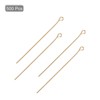 Unique Bargains DIY Craft Necklaces Bracelets Earrings Jewelry Making Iron 21 Gauge Eye Pins 500 Pcs - 3 of 4