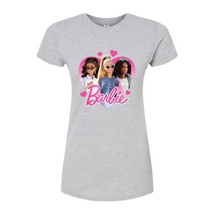 Women's - Barbie - Valentine's Day Juniors Fitted Graphic T-Shirt - 1 of 2