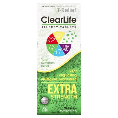MediNatura ClearLife™ Allergy Tablets, Extra Strength, 60 Tablets