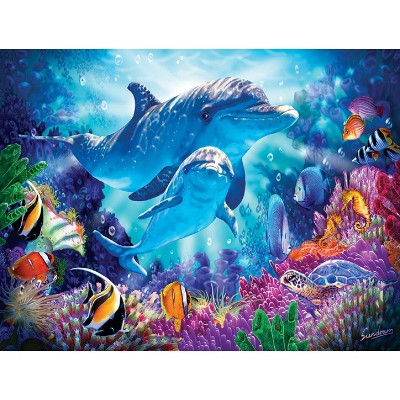 Sunsout Dolphin Guardian 500 Pc Jigsaw Puzzle 70926 : Target