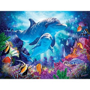 Sunsout Dolphin Guardian 500 pc   Jigsaw Puzzle 70926 - 1 of 4