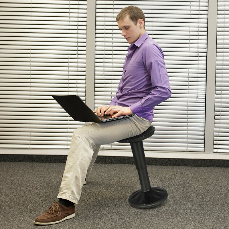 Costway Wobble Chair Height Adjustable Active Learning Stool Sitting Home Office, 4 of 11