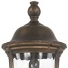 Minka Lavery Industrial Outdoor Post Light Fixture Tavira Bronze 21 1/4" Clear Seedy Glass for Exterior Barn Porch Yard Patio - 3 of 3