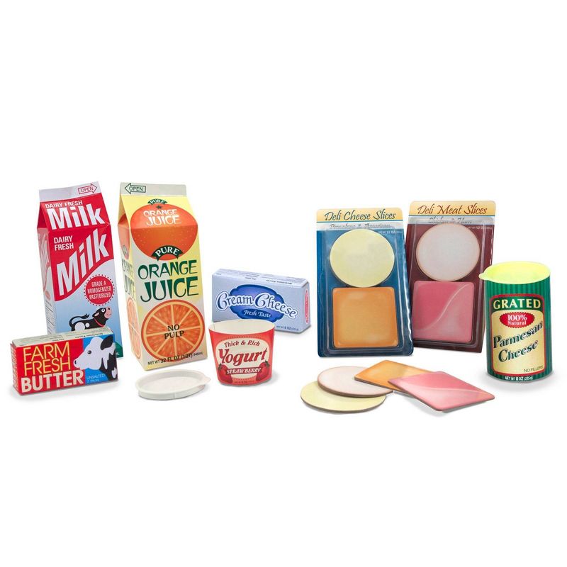 Melissa &#38; Doug Fridge Groceries Play Food Cartons (8pc) - Toy Kitchen Accessories, 5 of 11