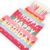 Packed Party Happy Happy Birthday Cake 8-Count Dinner Plate - 2 of 3