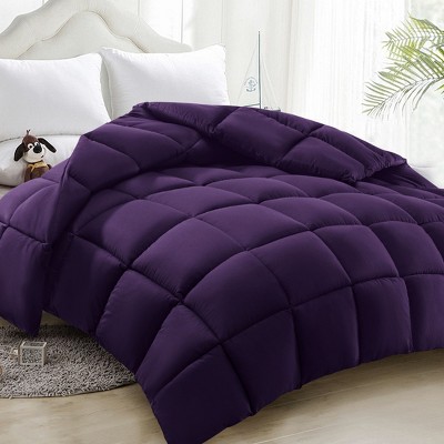 HYLEORY Luxury Solid Down Alternative Machine Washable Comforters