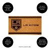 Evergreen Los Angeles Kings Logo Natural Coir 28 x 16 Inches Indoor Outdoor Doormat - 3 of 4