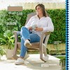 Semco Plastics SEMTPE Extra Large Recycled Plastic Resin Durable Outdoor Patio Rocking Chair - 3 of 4