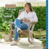 Semco Plastics SEMTPE Extra Large Recycled Plastic Resin Durable Outdoor Patio Rocking Chair - image 3 of 4