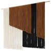 Aoibox Macrame Wall Hanging Dip Dyed Fiber Boho Cord Wall Art for Living Room, 57" W x 43" L - 2 of 4
