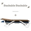 Kozyard Alan Adjustable Patio Chaise Lounge Chair – Full Flat Reclining Aluminum Frame with Durable Resin Legs - 4 of 4