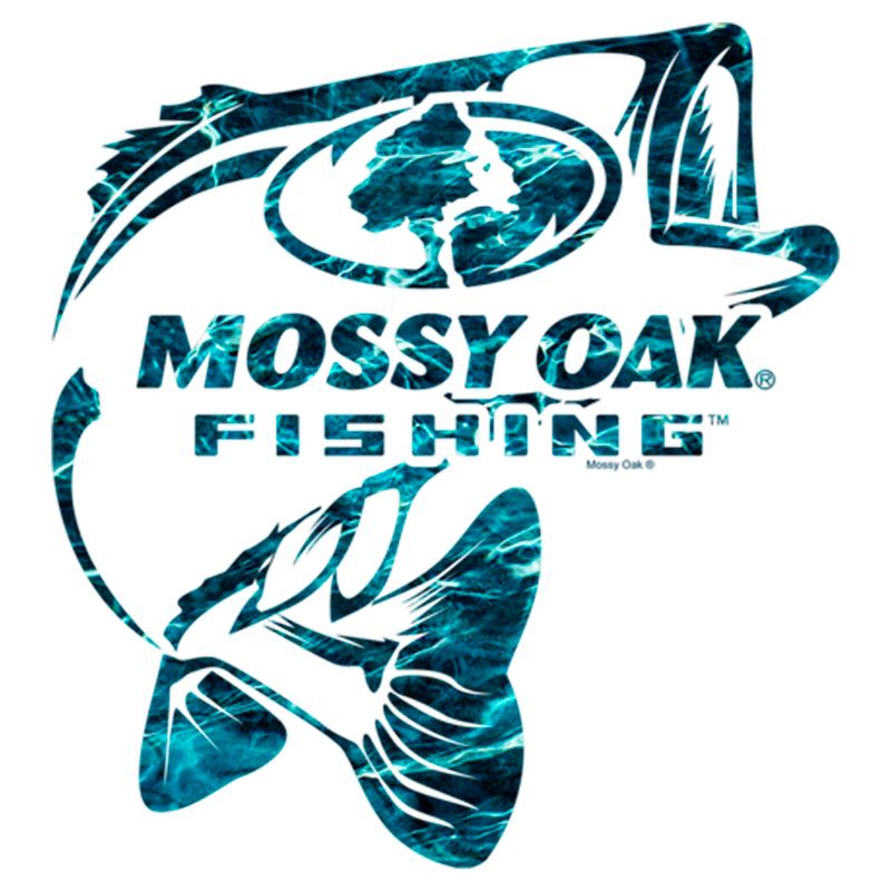Men's Mossy Oak Aqua Fishing Logo T-Shirt, 2 of 6