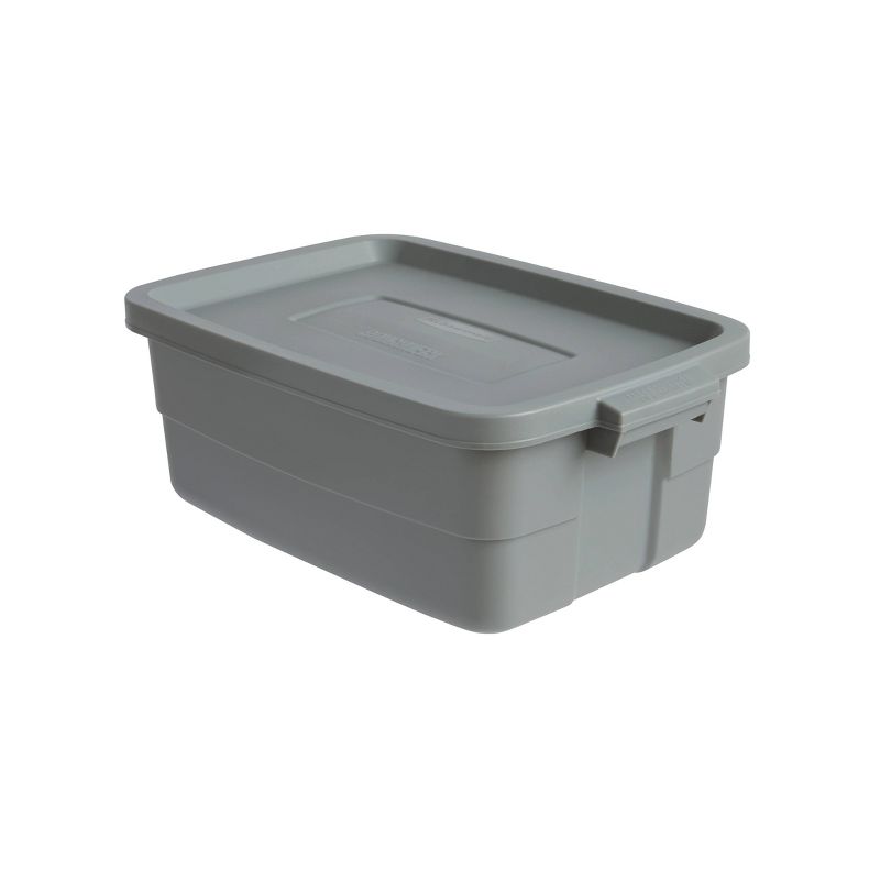 Rubbermaid 10gal Roughneck Storage Tote Gray, 2 of 11