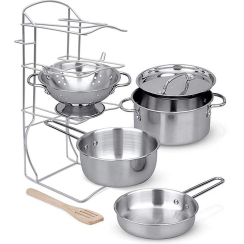 Children's pots and pans stainless steel deals