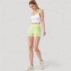 Anna-Kaci Active Women's High Waist Workout Shorts with Side Pockets and Seam-Contoured Fit for Flexible Movement - 3 of 4