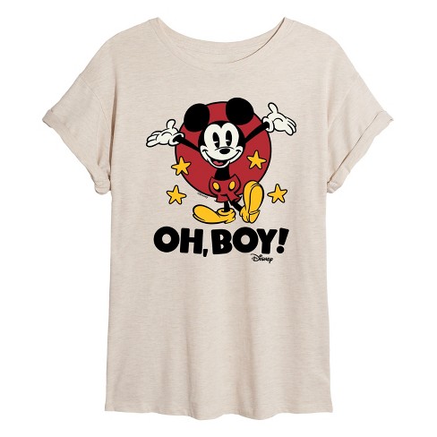 Women's - Disney - Mickey Mouse Oversized Graphic T-Shirt - image 1 of 4