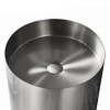 Fortune Candy 32.68'' Tall Round Stainless Steel Pedestal Sink Basin - 3 of 4