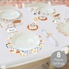 Big Dot of Happiness Happy Thanksgiving - Fall Harvest Party Paper Charger and Table Decorations - Chargerific Kit - Place Setting for 8 - 2 of 4