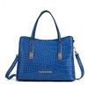 MKF Collection Aurelia Crocodile-Embossed Vegan Leather Women's Tote Stylish Shoulder Handbag by Mia K - 2 of 4