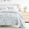 Geometric and Floral Modern Reversible Quilt and Shams Set - Becky Cameron - 3 of 4