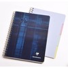 Clairefontaine Wirebound Notebook - Graph w/4 tabs 112 sheets - 8 1/4 x 11 3/4 - 2 of 3