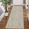 Farmhouse Scalloped Rug Washable Rug with Non Slip TRP Backing - 2 of 4