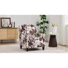 29.25" Velvet Modern Side Chair Accent Chair with Tufted Backrest, Solid Wood Legs and Nailhead Trim - 4 of 4