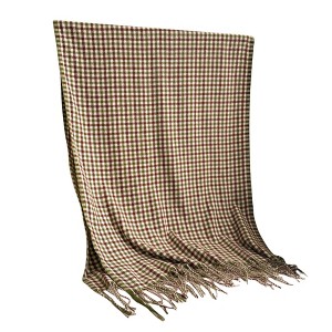 Anna-Kaci Plaid Winter Scarf Soft Cozy Woven Wrap with Fringe Edges 81×26.5 Inches - 1 of 4