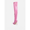 Riggle Long Patent Pu High Heel Women Boots - 4 of 4