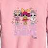 Boys' - LOL Surprise! - LOL Time To Shine Graphic Long Sleeve Fleece Sweatshirt - 2 of 4