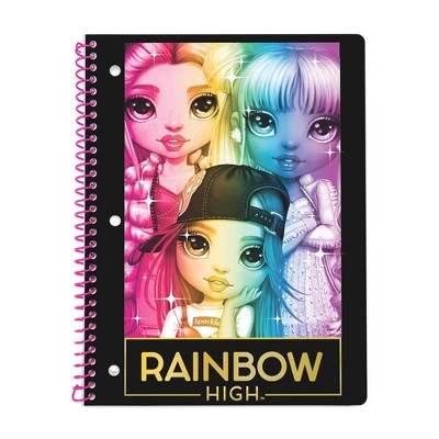 Wide Ruled 1 Subject Spiral Notebook Rainbow High 1 - Innovative Designs