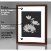 Americanflat Picture Frame - Displays With Mat and Without Mat - Set of 5 Frames with Sawtooth Hanging Hardware For Horizontal and Vertical Display - image 3 of 4