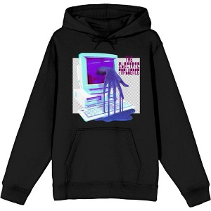 Low Poly Y2K Trend The Electric Influence Adult Long Sleeve Hoodie - 1 of 2