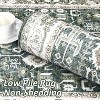 Vintage Floral Rug - Washable low-pile oriental carpet for living room, bedroom & office - 3 of 4
