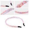 Unique Bargains Women's Beaded Hair Hoop Headband Accessories Hairband 0.43 Inch Wide 1 Pc - 3 of 4
