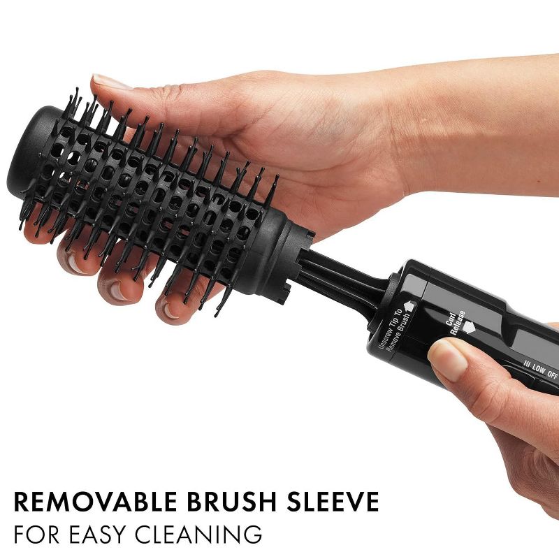 HOT TOOLS Pro Artist Hot Air Styling Brush | Style, Curl and Touch Ups (1-1/2") XXL Barrel Size, 4 of 7