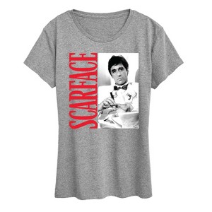 Women's - Scarface - Tony In Tuxedo Short Sleeve Graphic T-Shirt - 1 of 4