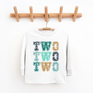 The Juniper Shop Two Two Two Toddler Long Sleeve Tee - 1 of 3