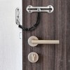 Built Industrial 3-Pack Stainless Steel Chain Door Lock with Faux Leather Chain Sleeve, 7.2-Inch Slide-Type Safety Chain Locks - 2 of 4
