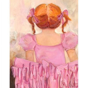 Oopsy Daisy's Angelic Ballerina - Red Hair Canvas Wall Art - Size 14x18 - 1 of 1