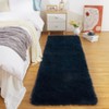 Luxury Modern Plush Fluffy Velvet Rug 5 x 8 ft, Faux Wool Rugs with  Non-Slip & Washable,for Bedroom Living Room Nursery - 3 of 4