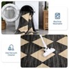 Geometric Rug Washable Rugs for Living Room, Modern Diamond Rug with Non Slip Backing, Non Shedding Stain Resistant Contemporary Floor Covering - 2 of 4