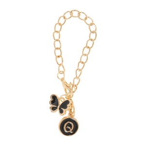 Unique Bargains Butterfly Heart Cup Chain Charm Water Cup Pendant 1 Pc - 1 of 4
